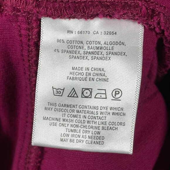 Pilcro Pants Womens 25 purple pink corduroy skinny boho indie casual - Picture 6 of 9